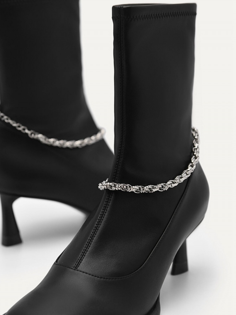 Black Women's Pedro Sistrah Ankle Boots | NZQIER-602