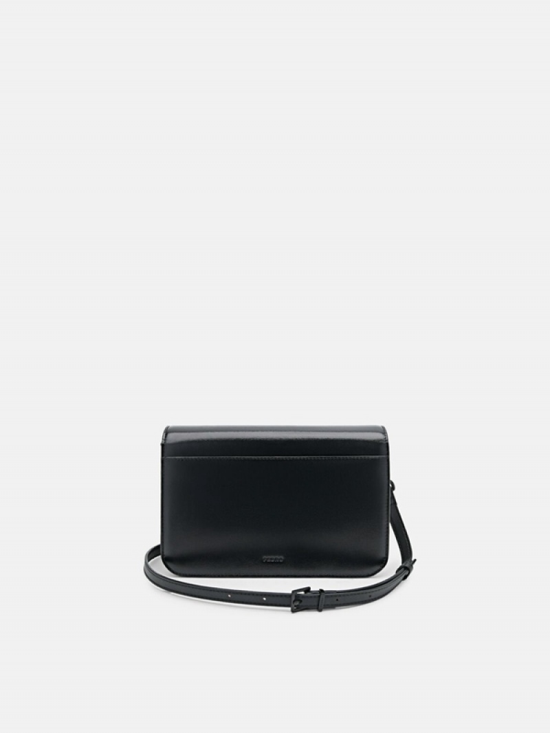 Black Women's Pedro Studio Pixel Leather Shoulder Bags | TEOYAJ-103