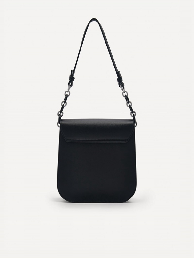 Black Women's Pedro Sydney Shoulder Bags | FKBGJP-637