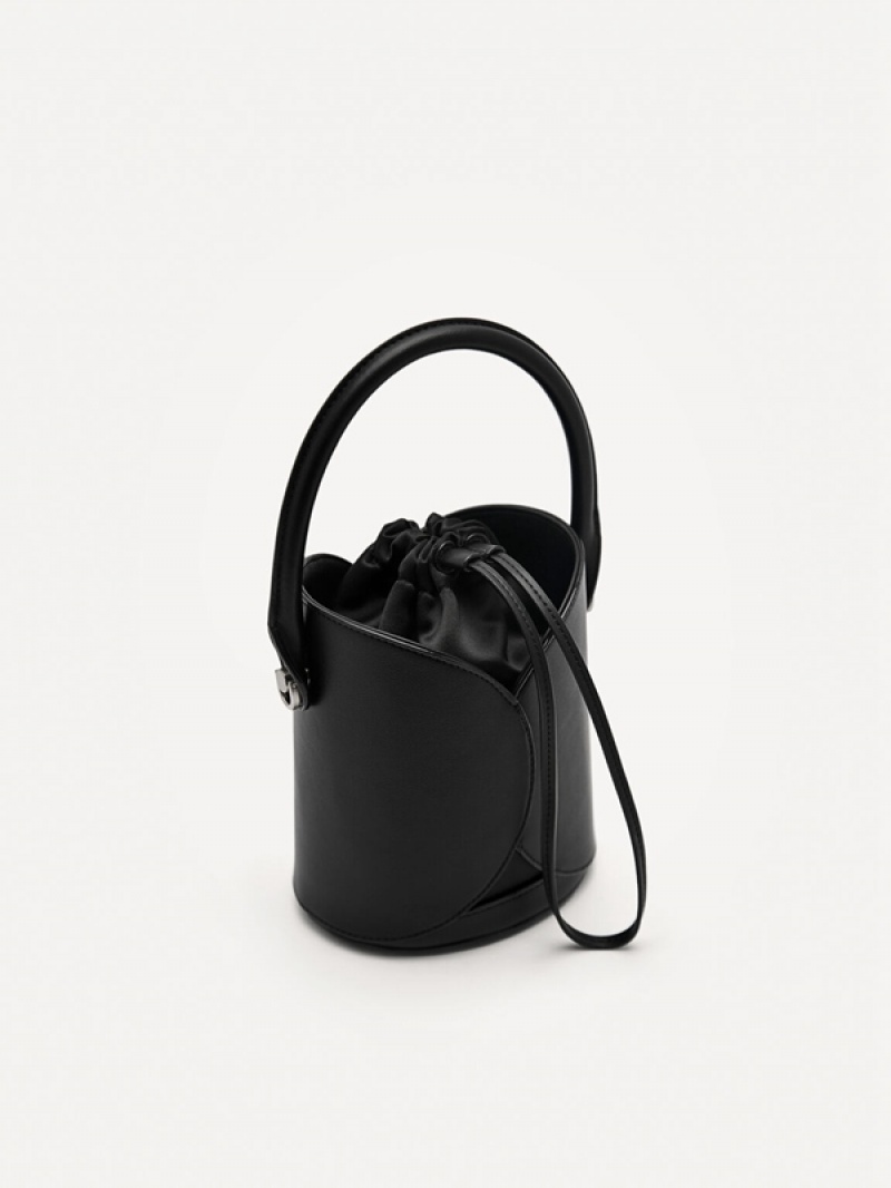 Black Women's Pedro Vibe Bucket Bags | PXADTM-639