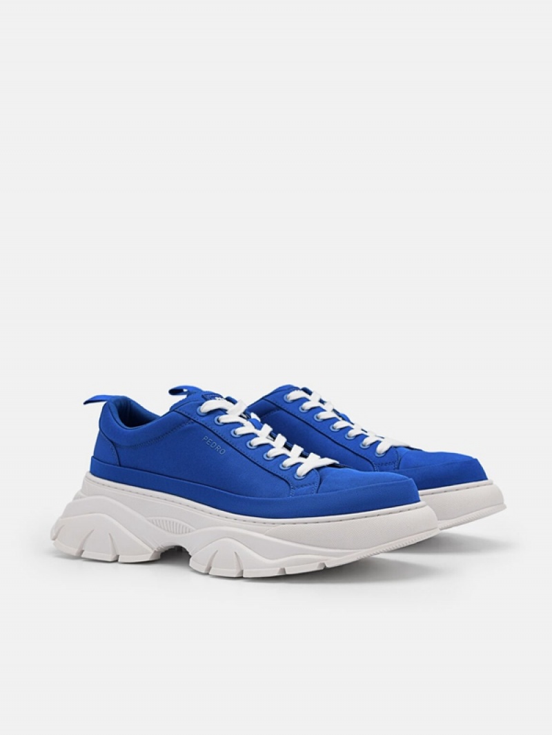 Blue Men's Pedro Hybrix Sneakers | KCXJRM-285