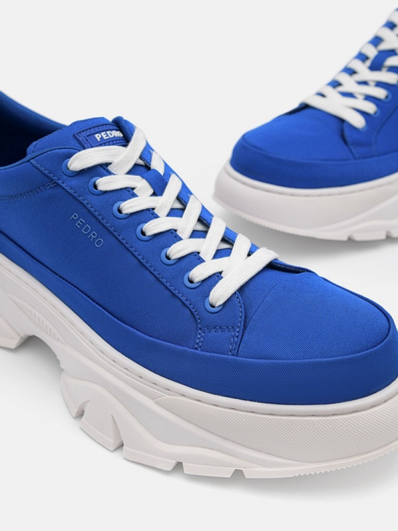 Blue Men's Pedro Hybrix Sneakers | KCXJRM-285