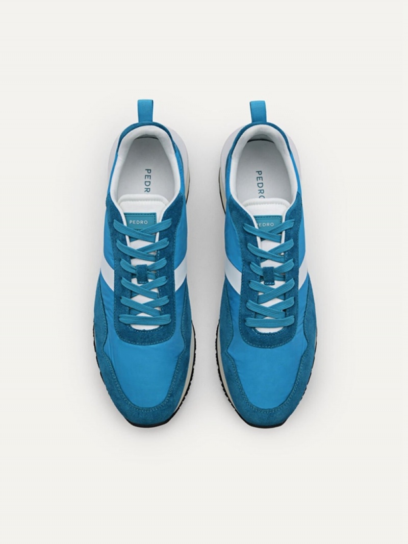 Blue Men's Pedro Swift Sneakers | EPXLQD-917