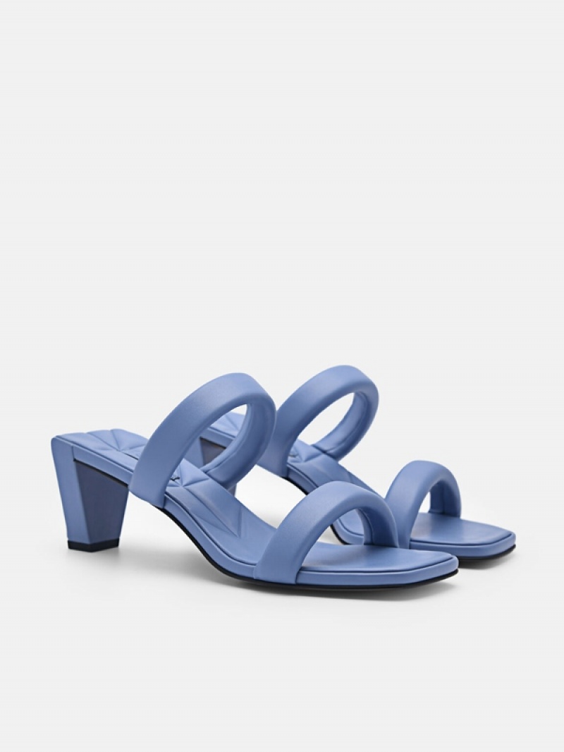 Blue Women's Pedro Aster Heels Sandals | RUOBHW-640