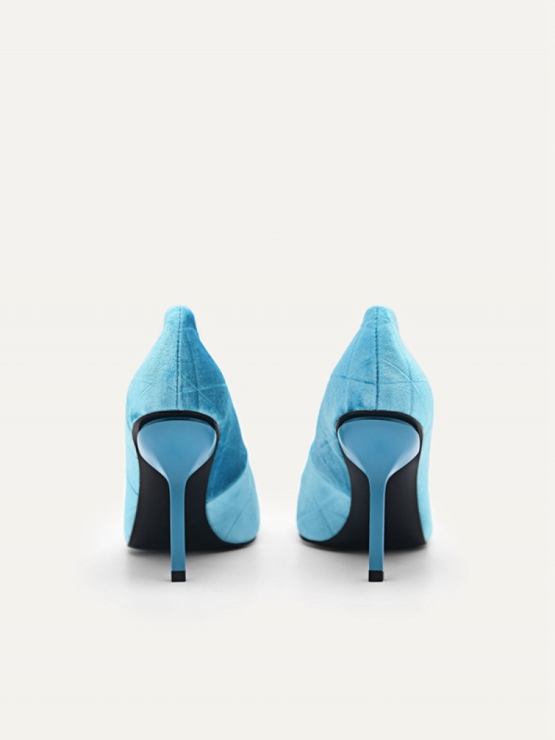 Blue Women's Pedro Celeste Pumps | UHXFPC-823