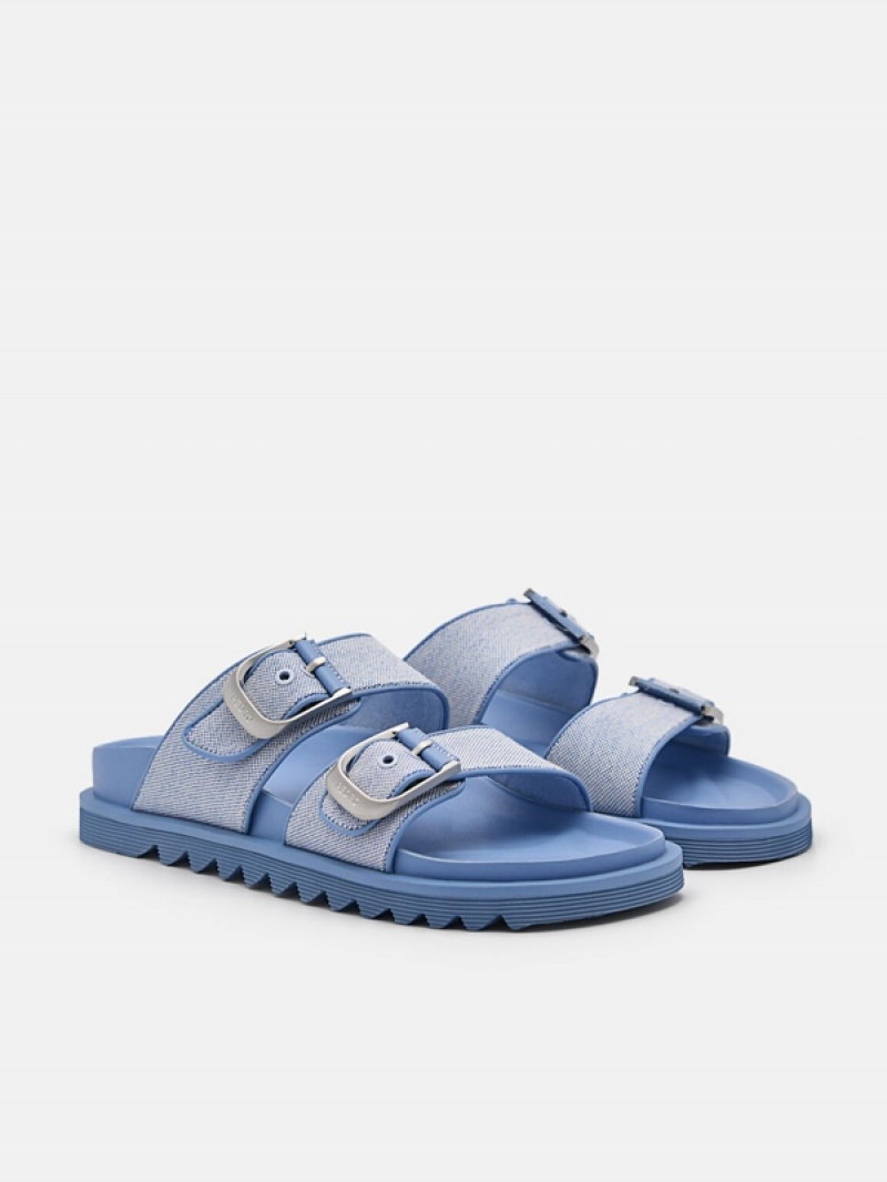 Blue Women's Pedro Helix Sandals | MHLEOU-472