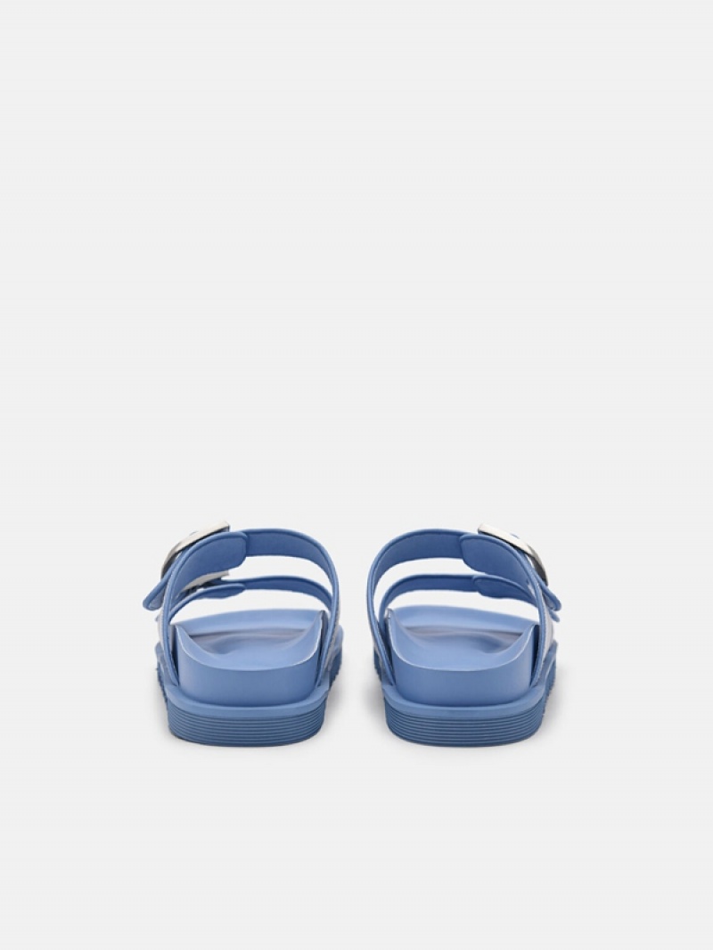 Blue Women's Pedro Helix Sandals | MHLEOU-472