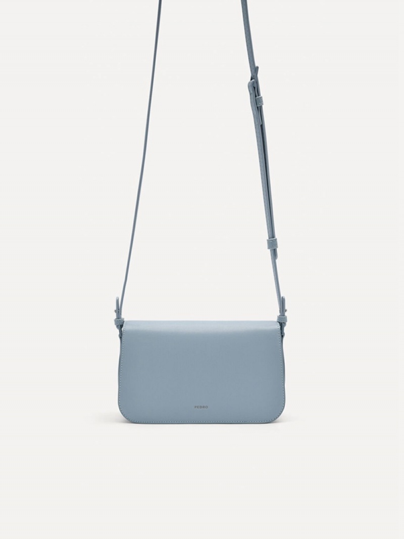 Blue Women's Pedro Iris Shoulder Bags | LUCTXD-709