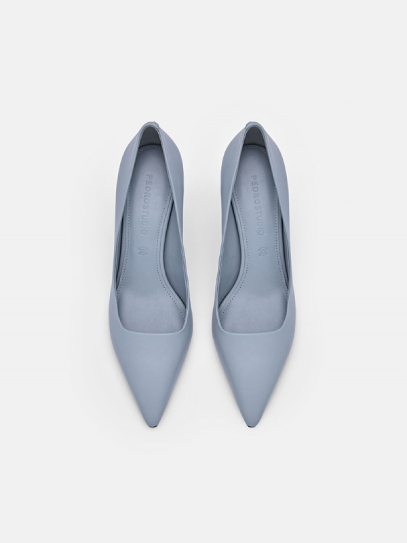 Blue Women's Pedro Studio Christy Leather Pumps | UJILTF-321