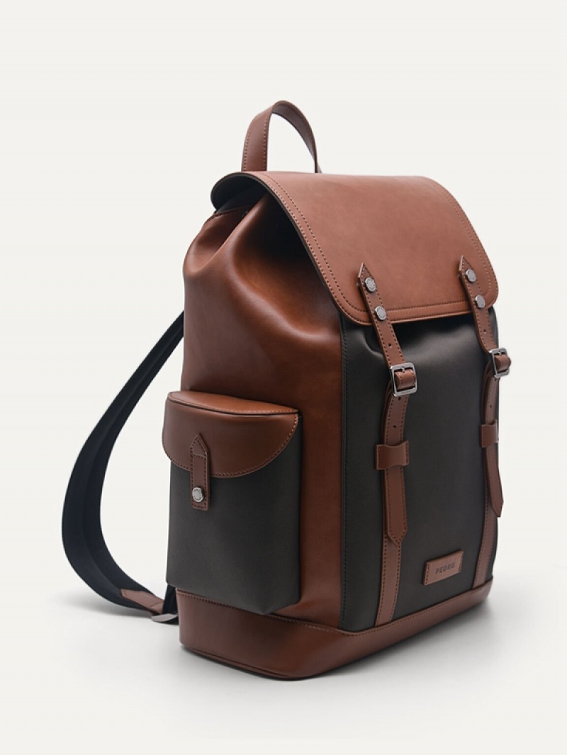 Brown Men's Pedro Jones Backpacks | CADYKV-269