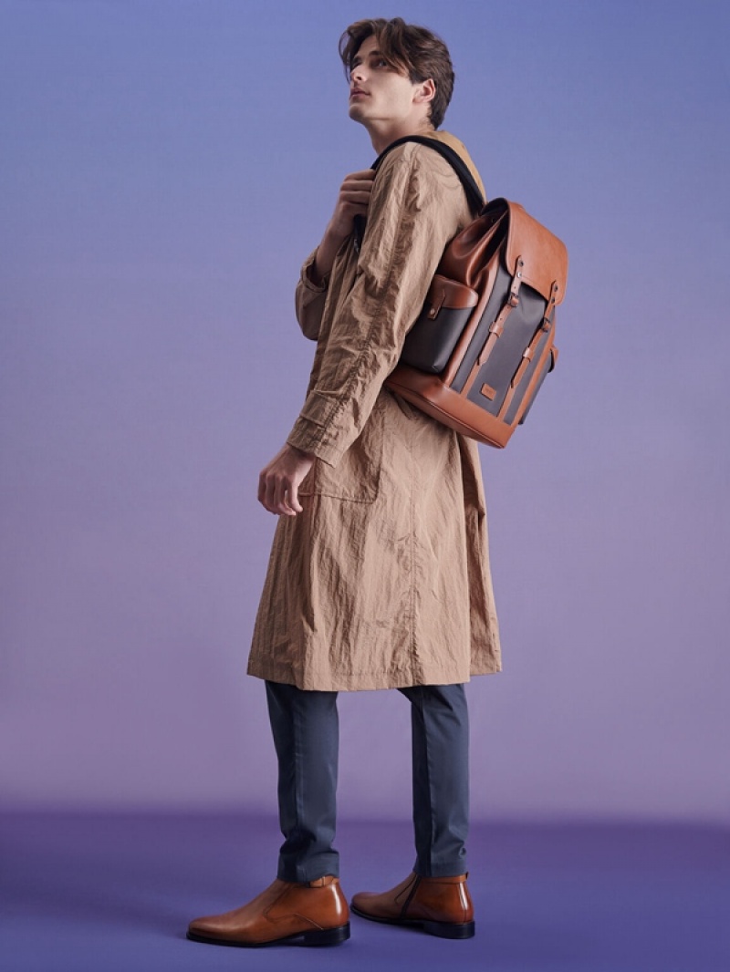 Brown Men's Pedro Jones Backpacks | CADYKV-269