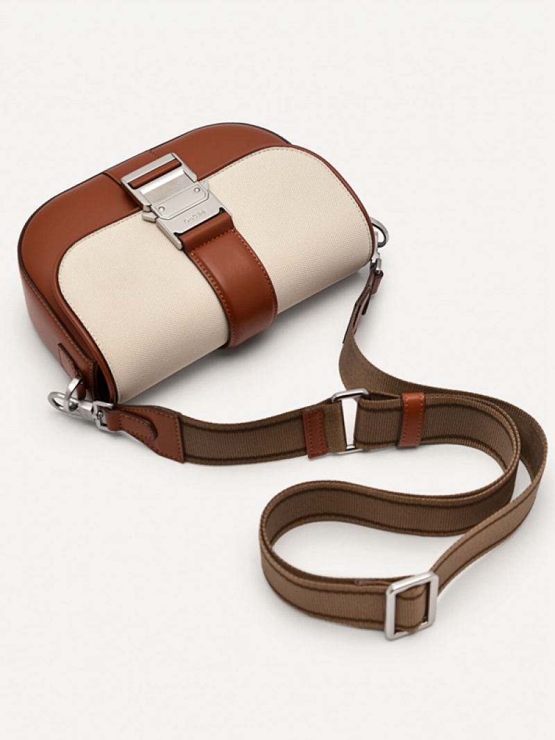 Brown Men's Pedro Kane Sling Bag | OKLFHG-531