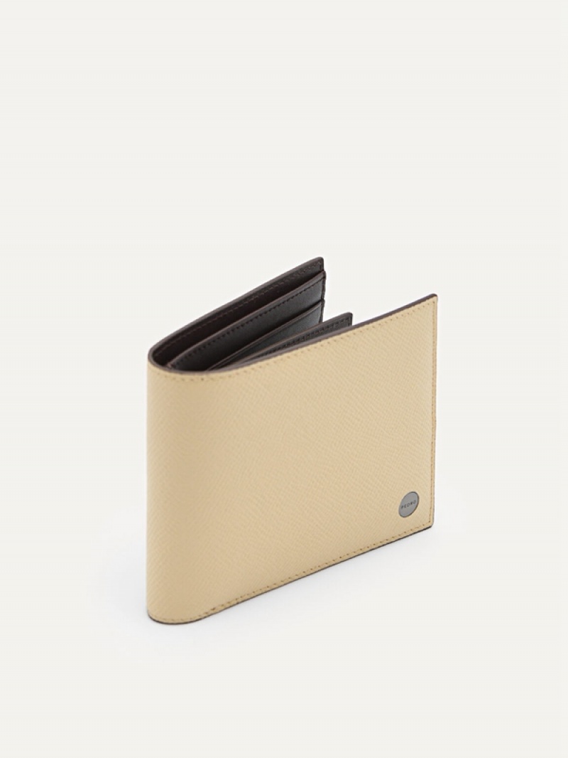 Brown Men's Pedro Leather with Insert Bifold Wallet | YKLHXQ-718