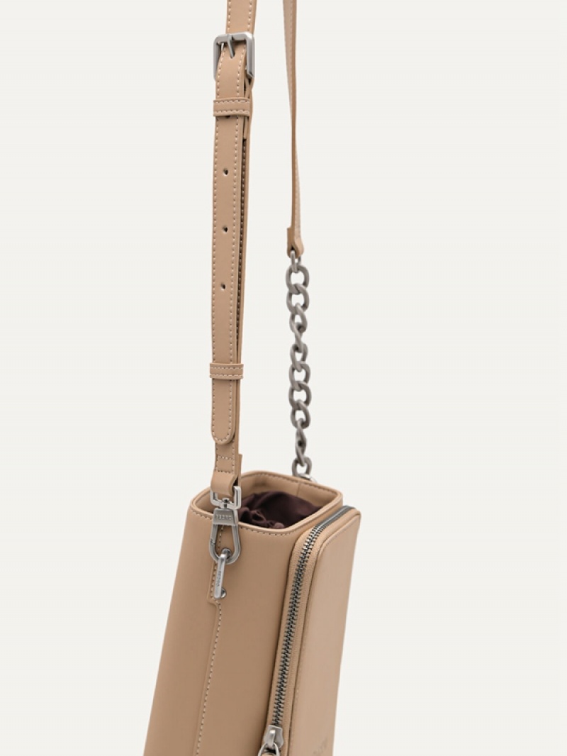 Brown Men's Pedro Mini Crossbody Bag | LNZODH-037