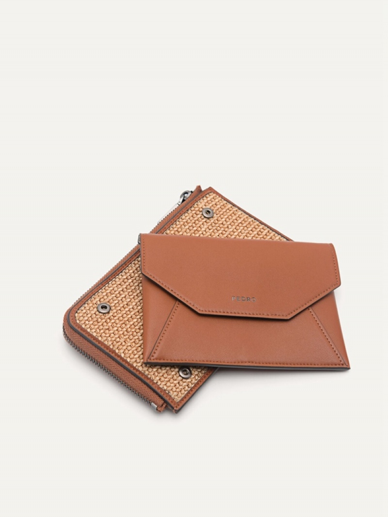 Brown Men's Pedro Phone Pouches | YRSNOG-269