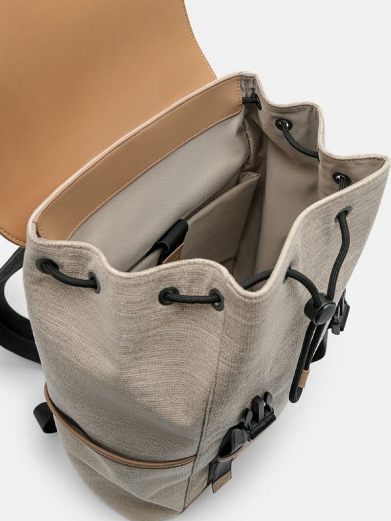 Brown Men's Pedro Rigby Backpacks | ARGJBS-364