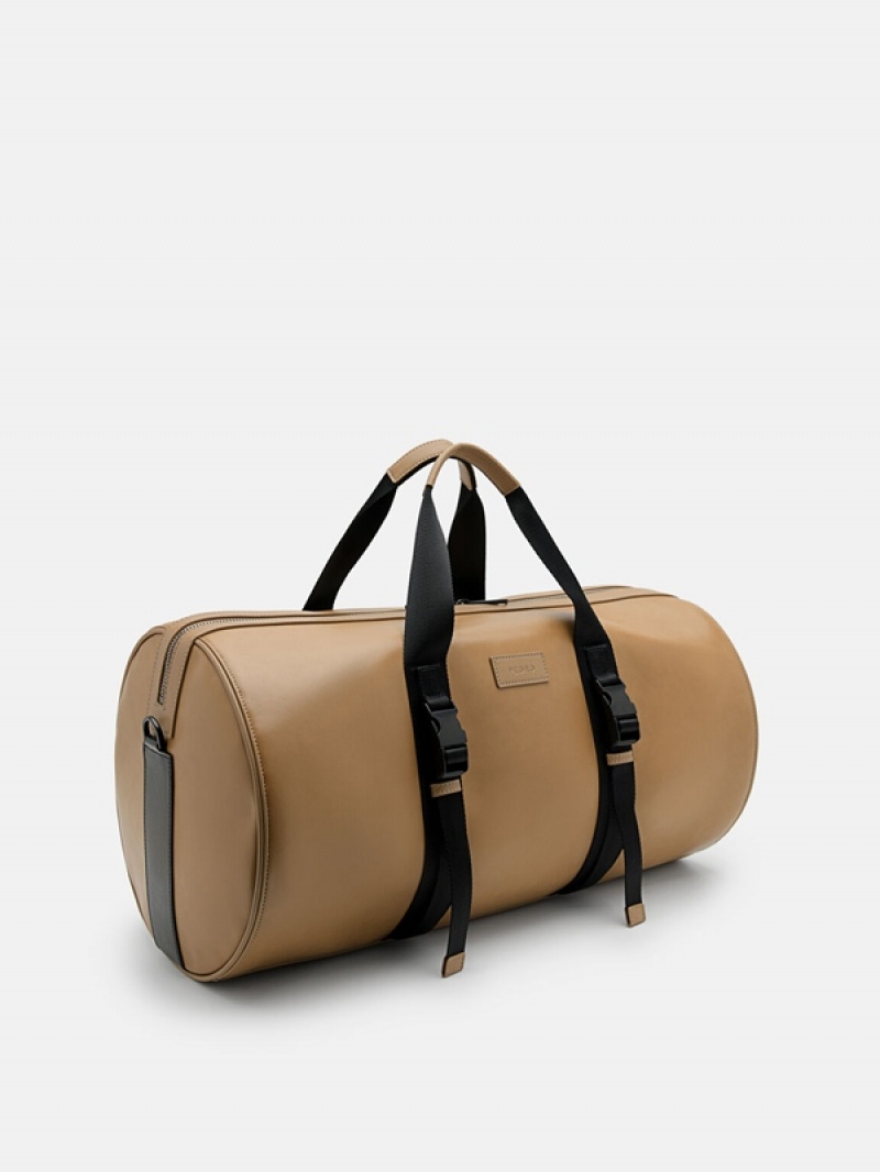 Brown Men's Pedro Rigby Duffle Bags | VUWPEA-610