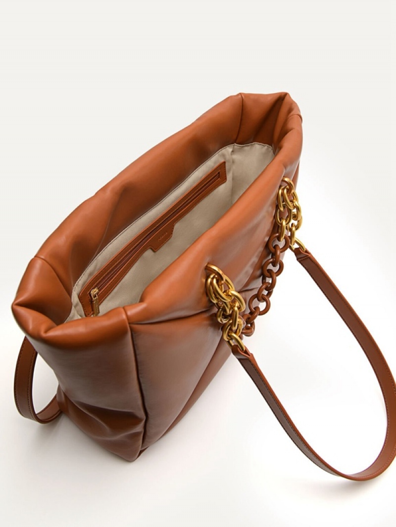 Brown Women's Pedro Charlotte Tote Bag | WMLNHS-645