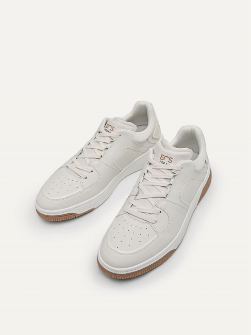 Cream Men's Pedro EOS Sneakers | MRGNDY-512