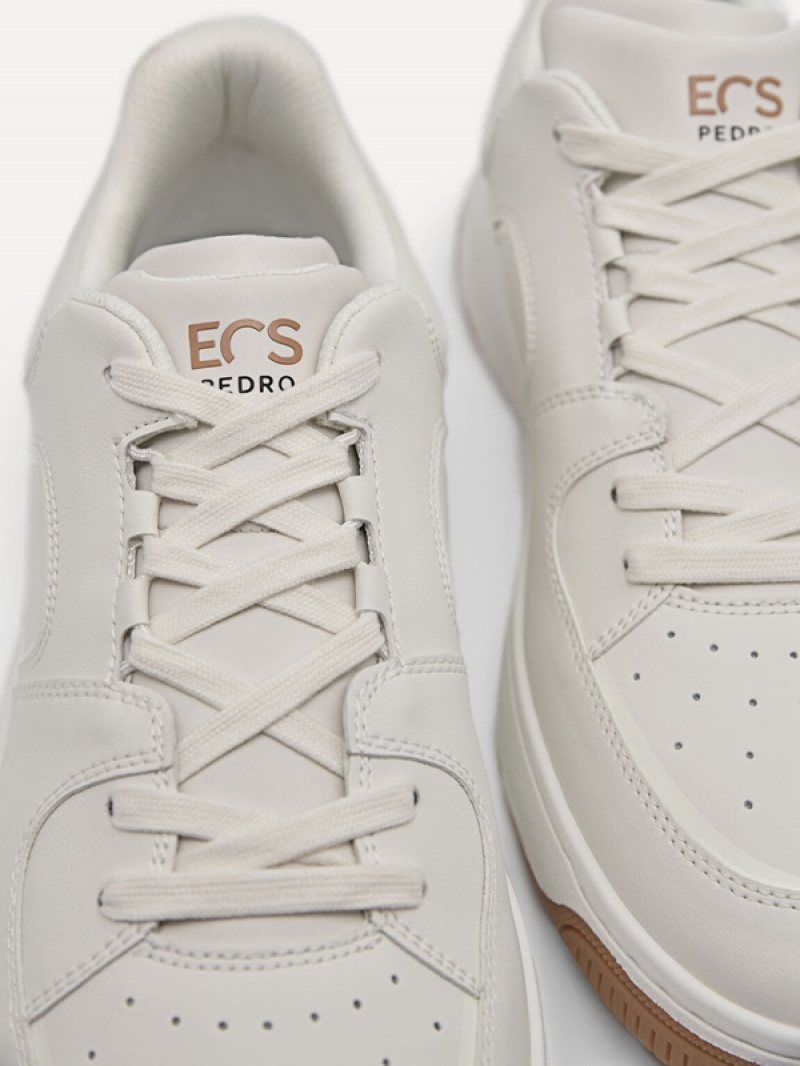 Cream Men's Pedro EOS Sneakers | MRGNDY-512