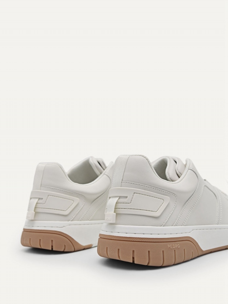 Cream Men's Pedro EOS Sneakers | MRGNDY-512