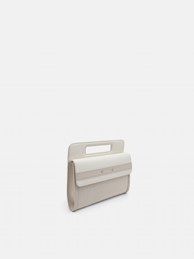 Cream Men's Pedro Richard Clutch Bag | OZJVAI-147