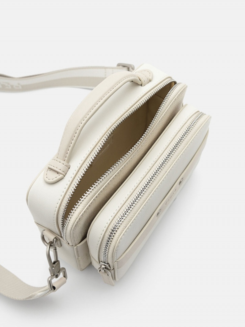 Cream Men's Pedro Smith Sling Bag | KWHPSZ-256