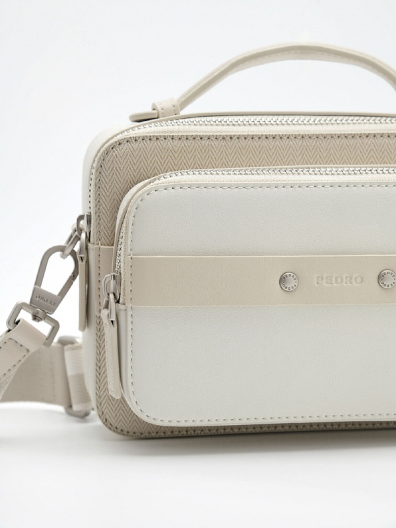 Cream Men's Pedro Smith Sling Bag | KWHPSZ-256