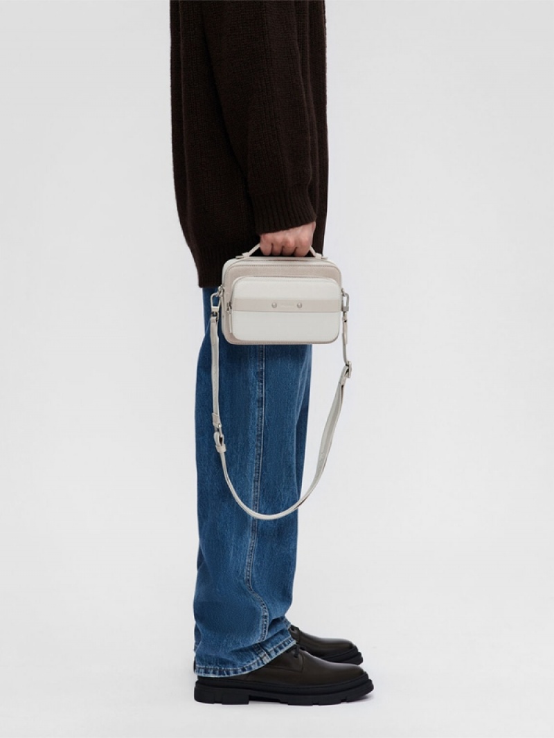 Cream Men's Pedro Smith Sling Bag | KWHPSZ-256