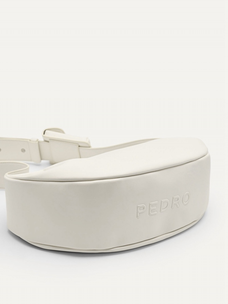 Cream Men's Pedro Uzi Sling Bag | HLRIOD-027