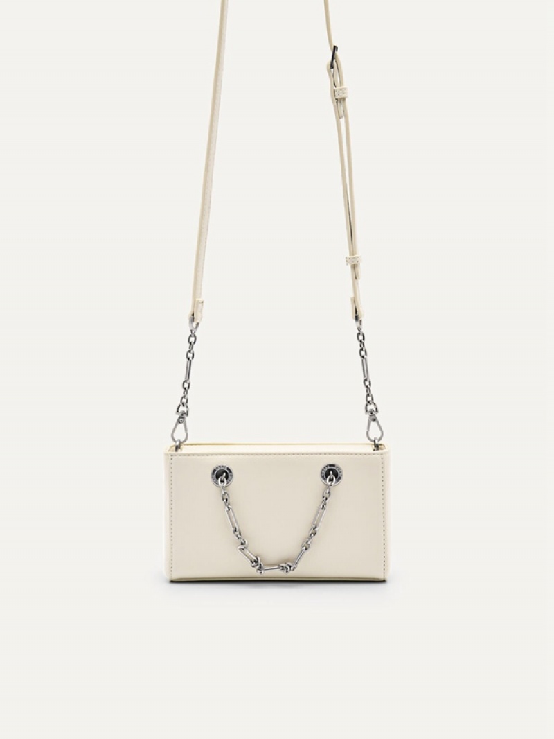 Cream Women's Pedro Chain Handle Handbag | FVYTLJ-759