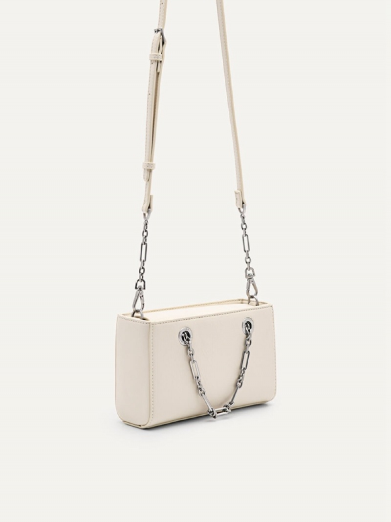 Cream Women's Pedro Chain Handle Handbag | FVYTLJ-759