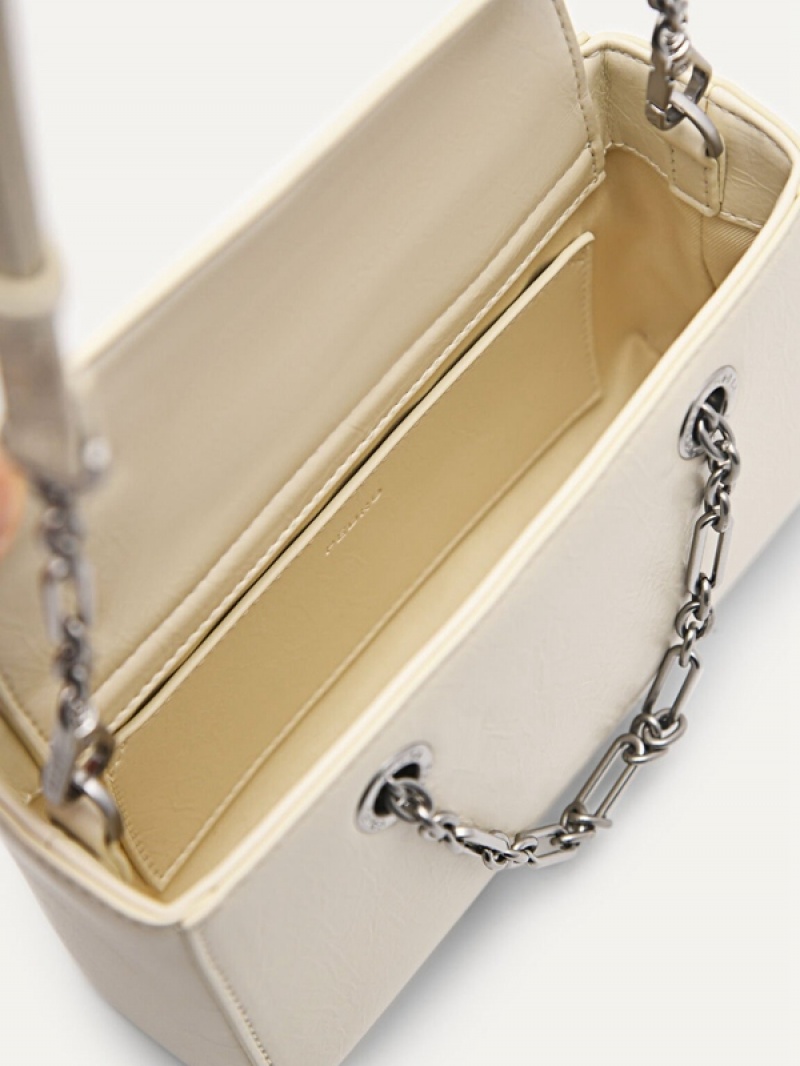 Cream Women's Pedro Chain Handle Handbag | FVYTLJ-759