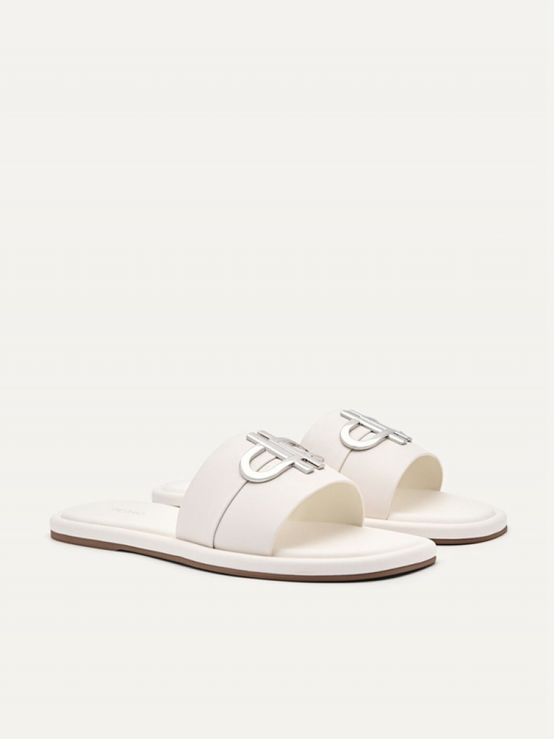 Cream Women's Pedro Icon Leather Sandals | KLJDAP-148