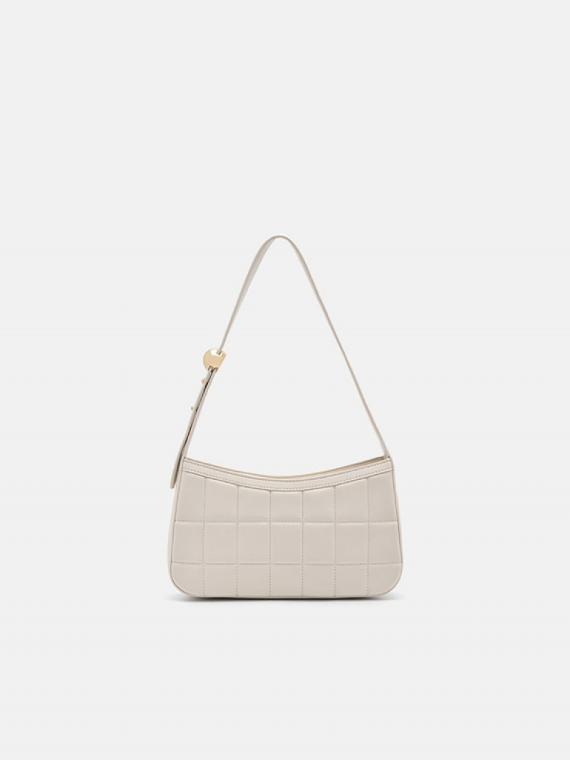 Cream Women's Pedro Lucia Shoulder Bags | FGCATK-543