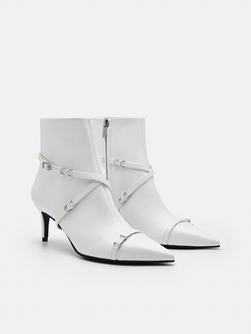 Cream Women's Pedro Mara Heel Boots | IFKAYX-420