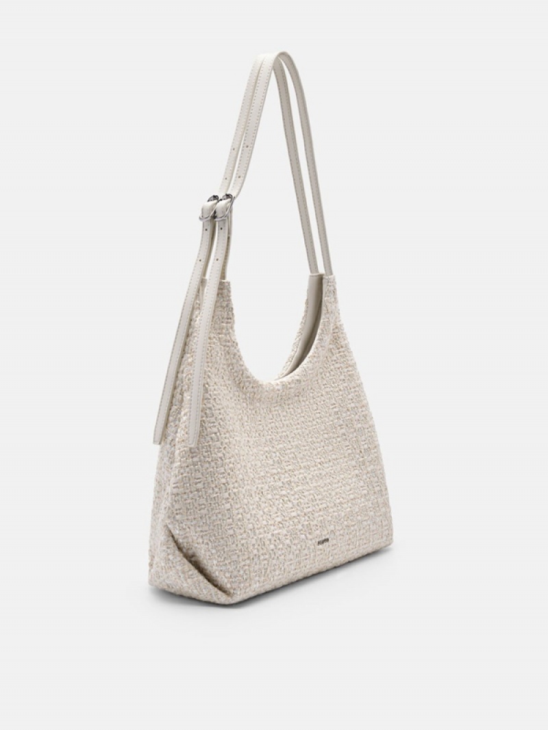 Cream Women's Pedro Naomie Hobo Bag | JKSPMT-950