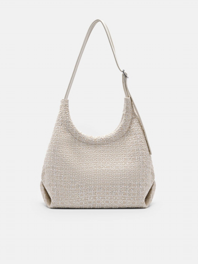 Cream Women's Pedro Naomie Hobo Bag | JKSPMT-950