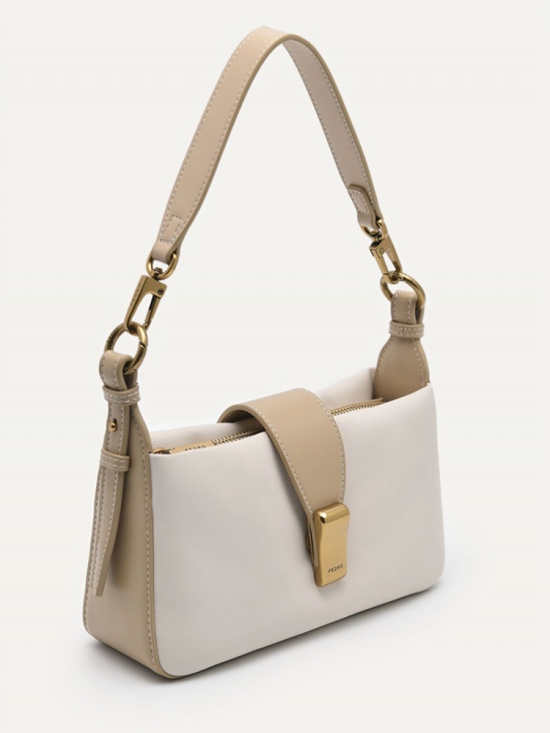 Cream Women's Pedro Pinto Mini Shoulder Bags | PLRSGN-476