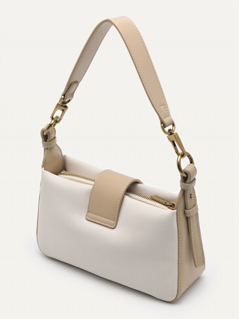 Cream Women's Pedro Pinto Mini Shoulder Bags | PLRSGN-476