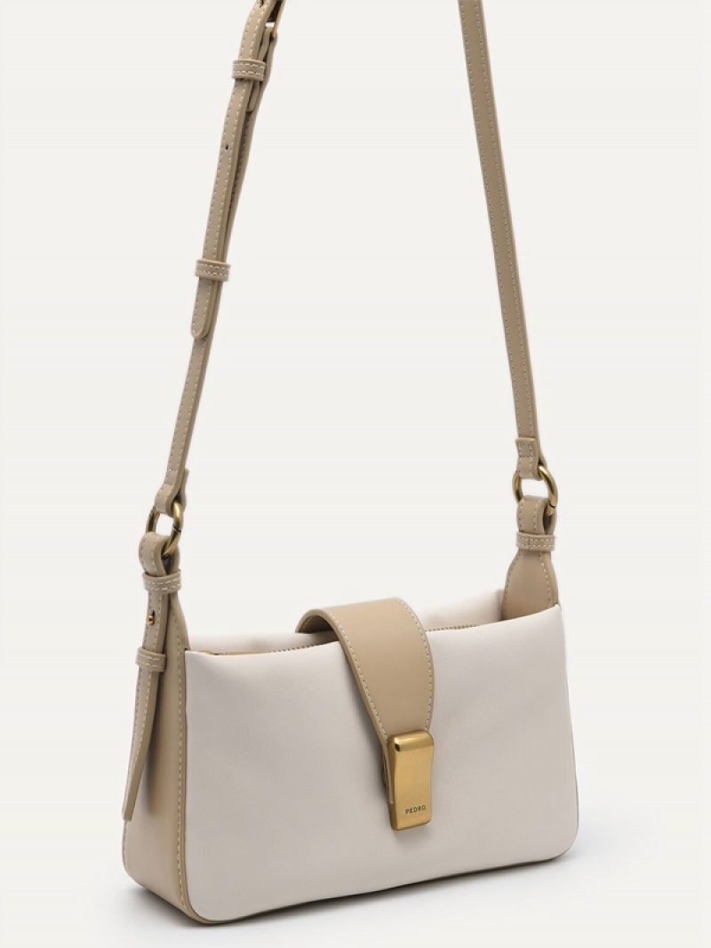 Cream Women's Pedro Pinto Mini Shoulder Bags | PLRSGN-476