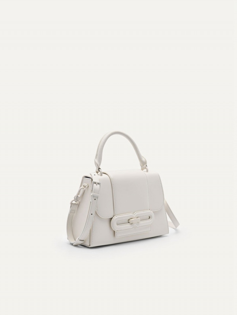 Cream Women's Pedro Studio Kate Leather Handbag | FQNIGR-015