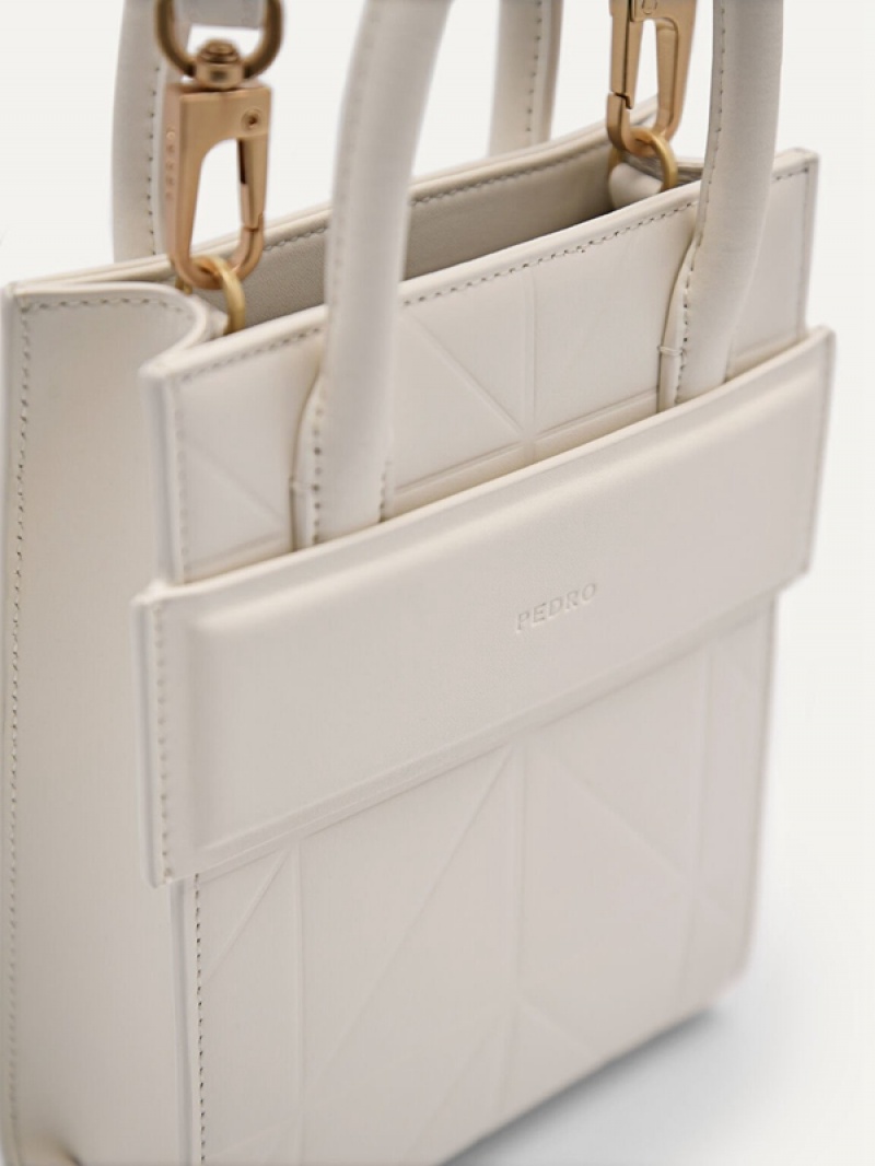 Cream Women's Pedro Studio Leather Phone in Pixel Pouches | JEUGFQ-432