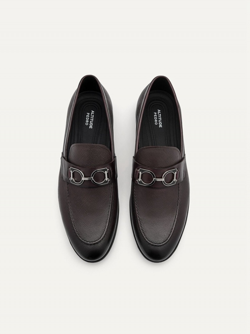 Dark Brown Men's Pedro Altitude Lightweight Antonio Loafers | PBDAZU-895