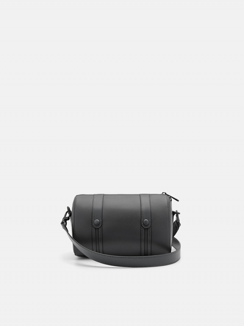 Dark Grey Men's Pedro Andre Sling Bag | NMTZPO-275