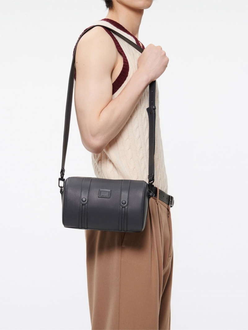 Dark Grey Men's Pedro Andre Sling Bag | NMTZPO-275