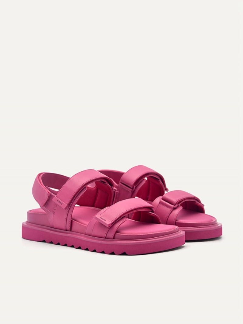 Fuchsia Women's Pedro Aryna Slingback Sandals | KURXIE-804