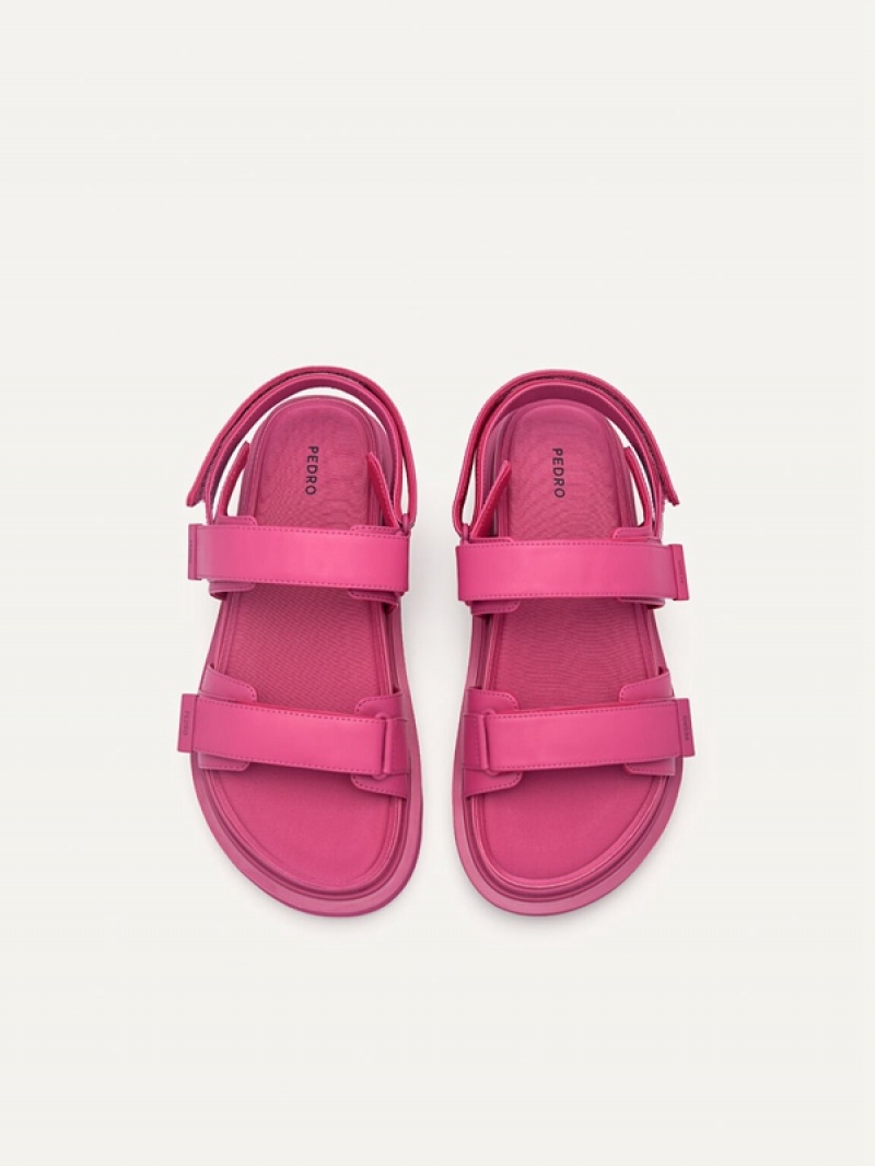 Fuchsia Women's Pedro Aryna Slingback Sandals | KURXIE-804