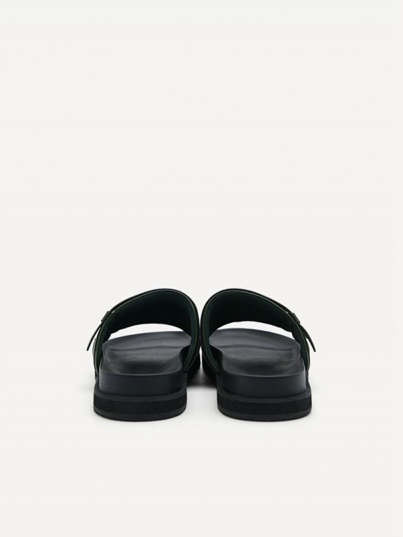 Green Men's Pedro Icon Slides | IPRJBZ-471