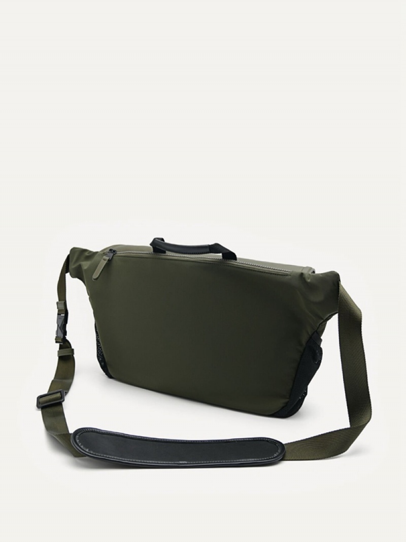 Green Men's Pedro Owen Messenger Bags | TXMJWI-348